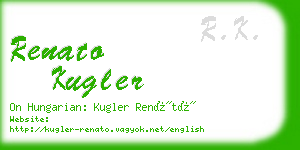 renato kugler business card